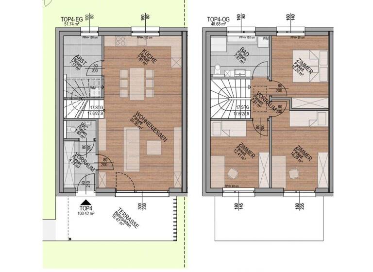 Reihenendhaus zum Kauf 380.000 € 4 Zimmer 100,4 m² 207 m² Grundstück Gleisdorf 8200