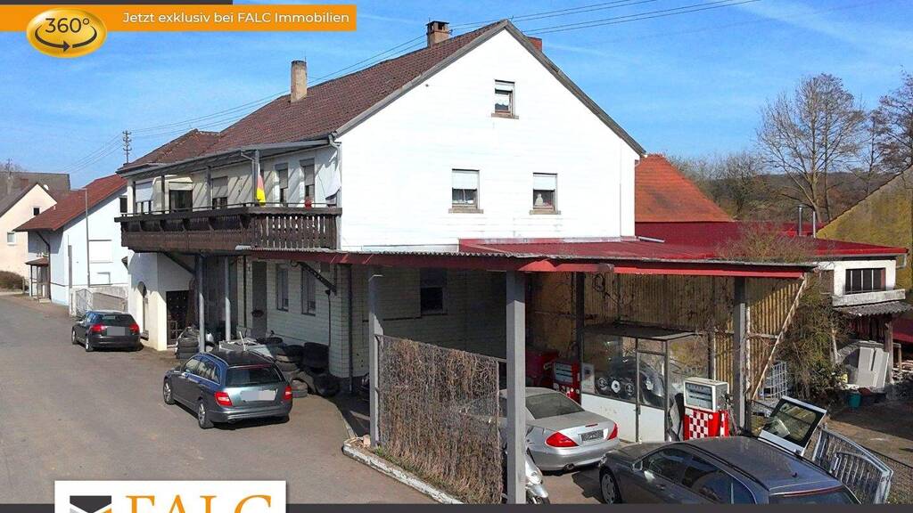 Gewerbeobjekt zum Kauf als Kapitalanlage geeignet 300.000 € 6 Zimmer 510 m² 806 m² Grundstück Sindolsheim Rosenberg 74749