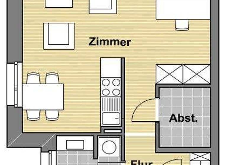 Studio zum Kauf - Erstbezug provisionsfrei 249.000 € 1 Zimmer 45 m² Berghausen Pfinztal 76327