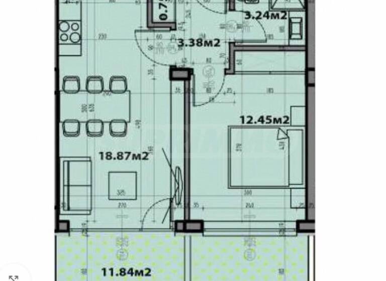 Wohnung zum Kauf 98.000 € 2 Zimmer 53 m² Varna