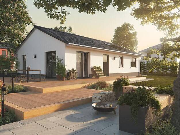 Bungalow zum Kauf 296.200 € 4 Zimmer 102 m² 612 m² Grundstück Nägelstedt Bad Langensalza 99947