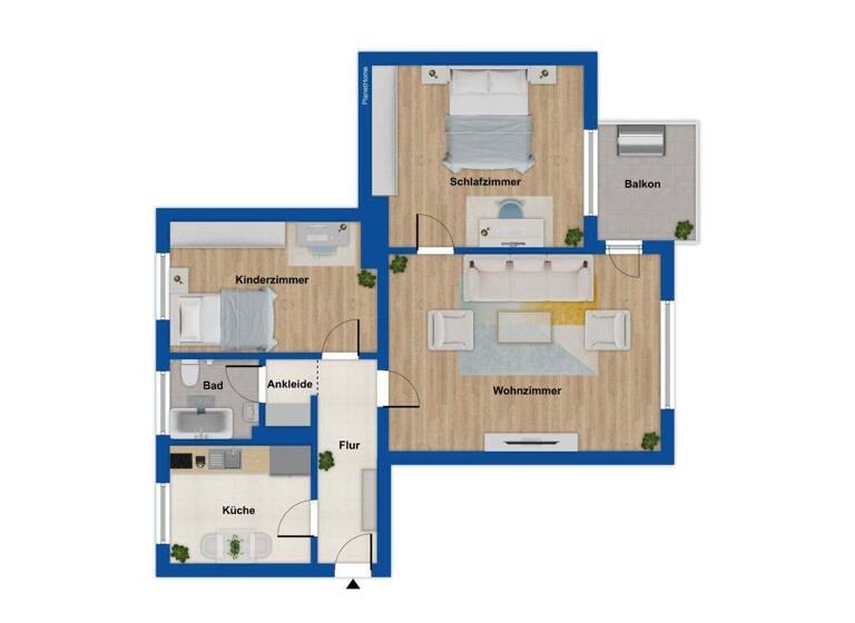 Wohnung zum Kauf 169.000 € 3,5 Zimmer 69 m² 1. Geschoss Holsterhausen Essen 45147