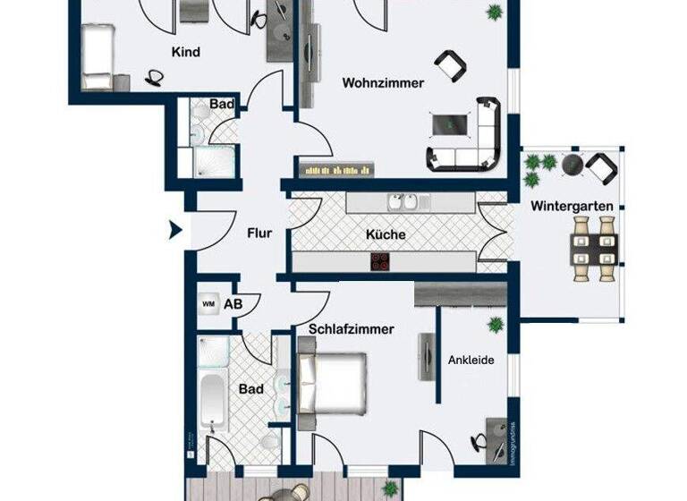 Wohnung zum Kauf 449.000 € 3 Zimmer 116,3 m² 3. Geschoss Radebeul 01445