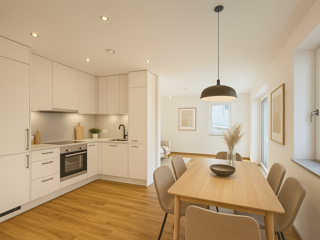 Wohnung zum Kauf - Erstbezug provisionsfrei 560.000 € 3 Zimmer 80,9 m² 1. Geschoss frei ab sofort Traunstein 83278