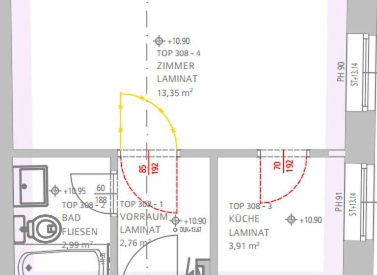 Wohnung zur Miete auf Zeit 950 € 1,5 Zimmer 23 m² frei ab sofort Saint Julien Str. 3 Salzburg 5020