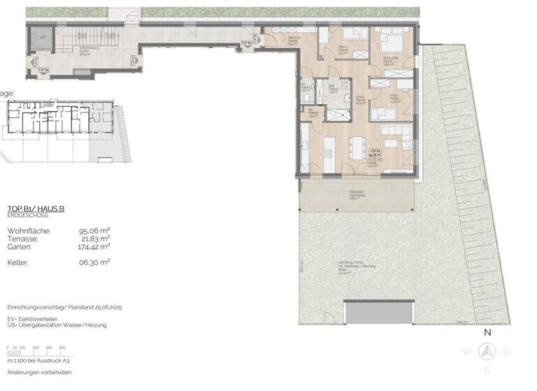 Wohnung zum Kauf 765.500 € 4 Zimmer 95,1 m² EG St. Lorenz 5310