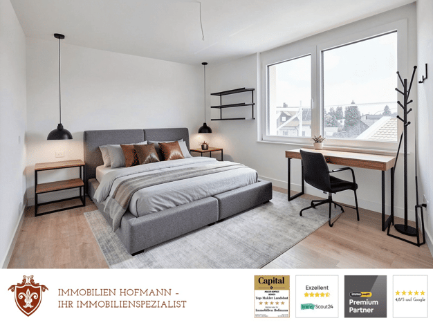 Wohnung zur Miete - Erstbezug 900 € 3 Zimmer 74 m² EG frei ab 01.10.2026 Velden Velden 84149