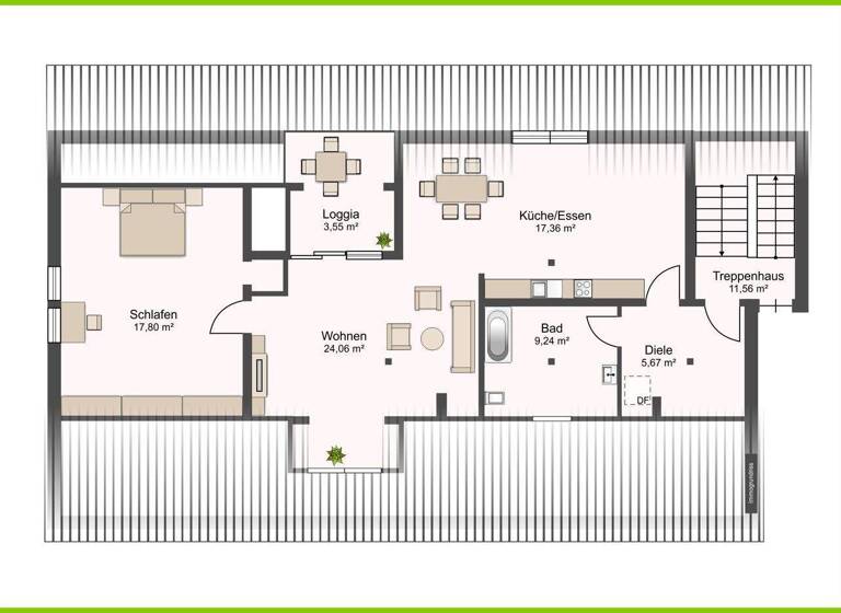 Wohnung zum Kauf 198.000 € 2,5 Zimmer 77,7 m² 3. Geschoss Stade 21682