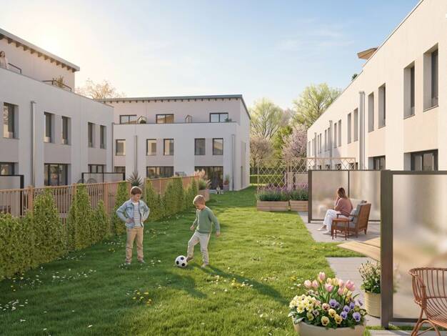 Reihenmittelhaus zum Kauf - Neubau 467.900 € 5,5 Zimmer 148 m² 182 m² Grundstück Eutritzsch Nord 04129