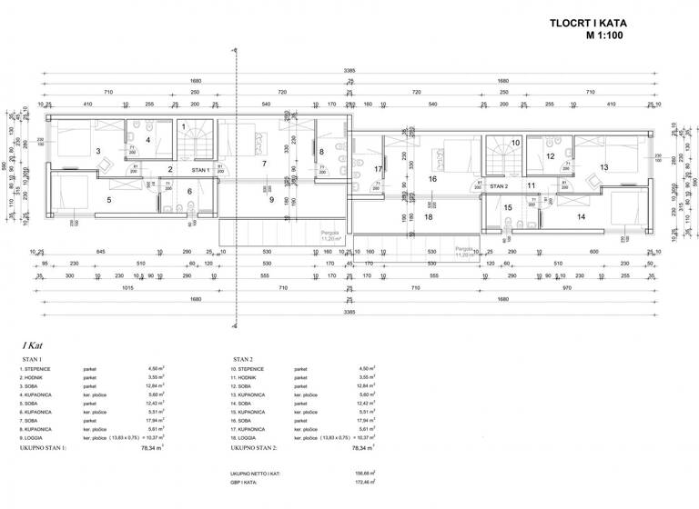 Doppelhaushälfte zum Kauf 650.000 € 5 Zimmer Krk 51500