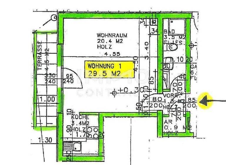 Wohnung zur Miete 295 € 1 Zimmer 29,5 m² EG frei ab sofort Schwimmschulkai 96 Geidorf Graz 8010