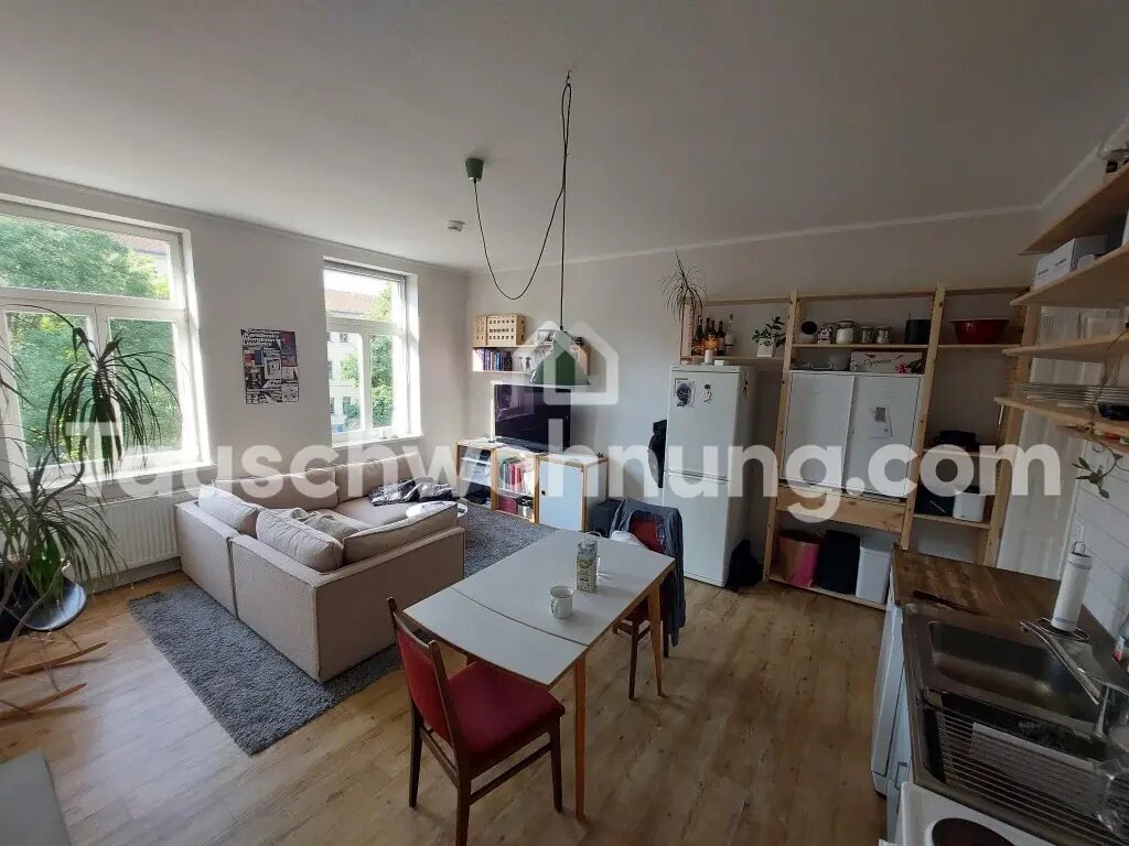 Wohnung zur Miete Tauschwohnung 500 € 1,5 Zimmer 50 m²<br/>Wohnfläche 2.<br/>Geschoss Altlindenau Leipzig 04177