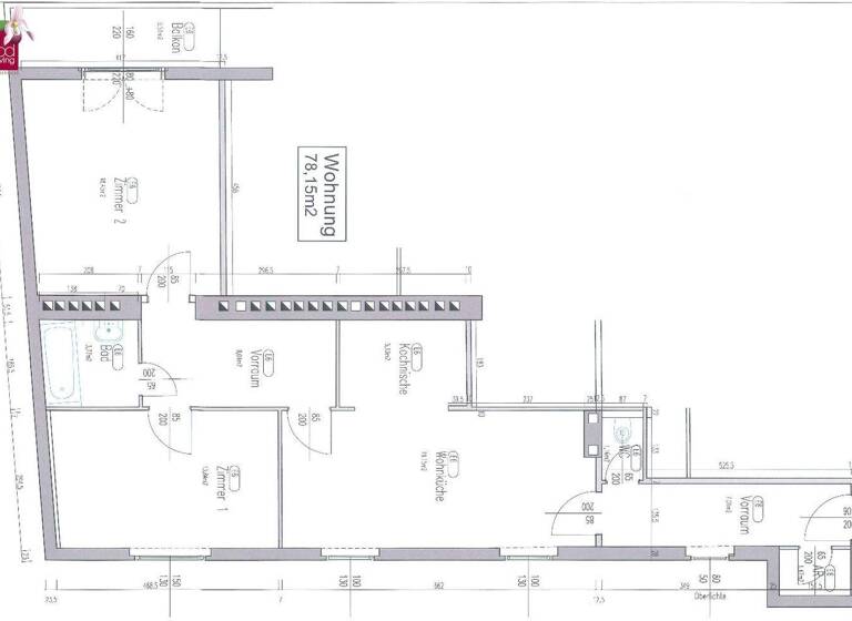 Wohnung zum Kauf 429.000 € 3 Zimmer 78,2 m² Wien 1120