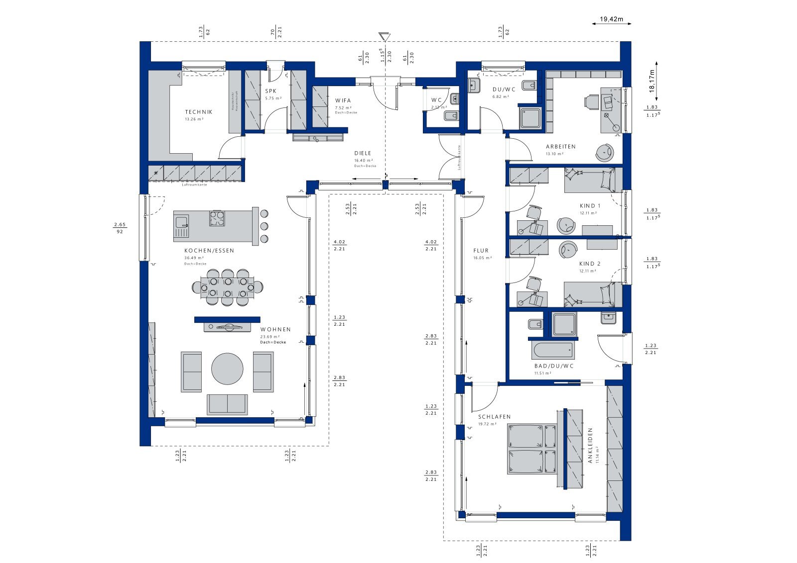 Einfamilienhaus zum Kauf 816.878 € 6 Zimmer 206 m²<br/>Wohnfläche 2 m²<br/>Grundstück Rottweil Rottweil 78628