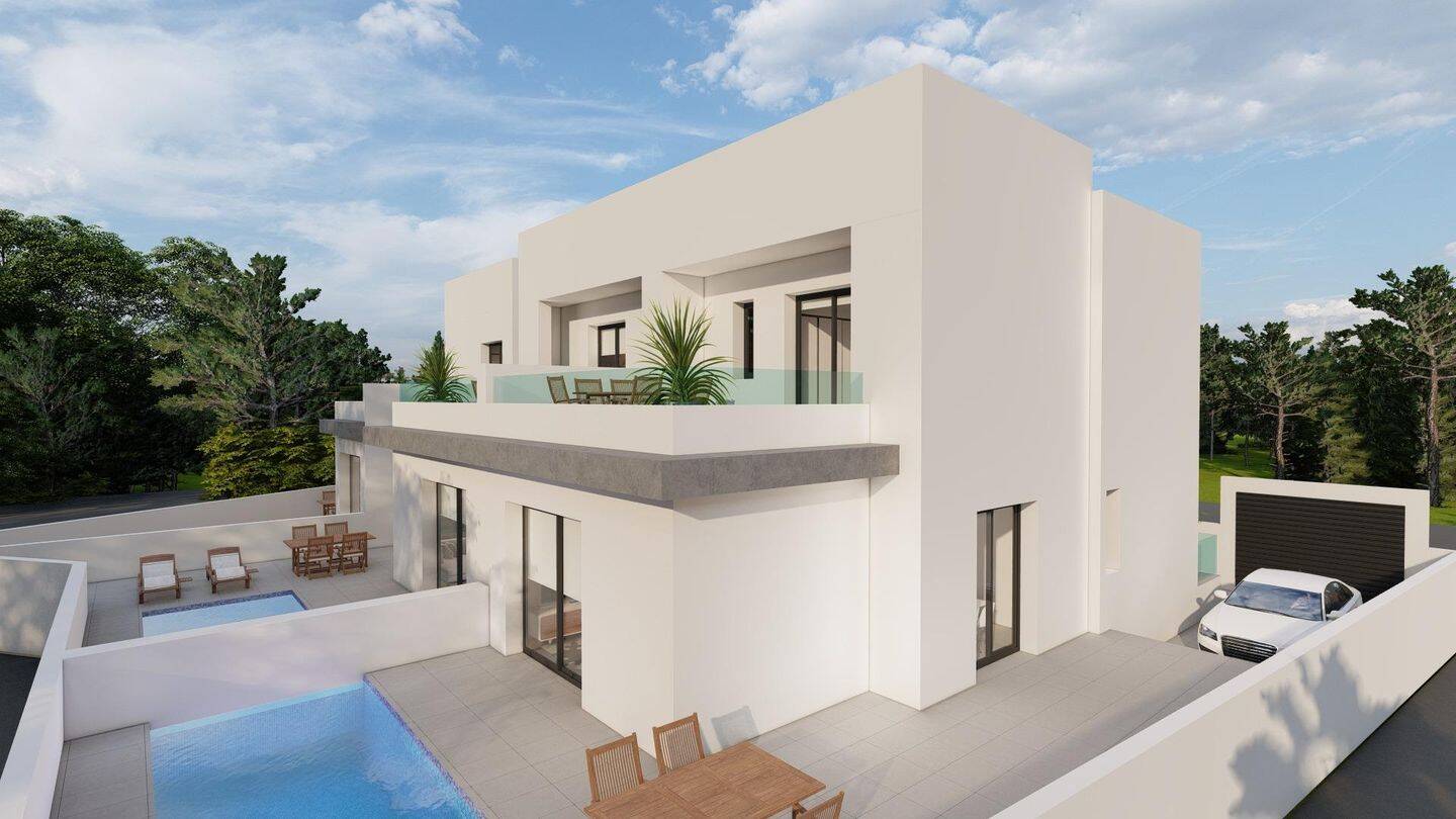 Immobilie in Neiße-Malxetal - Neubau-Villen mit privatem Pool in Daya Nueva, Costa Blanca - Bild 1
