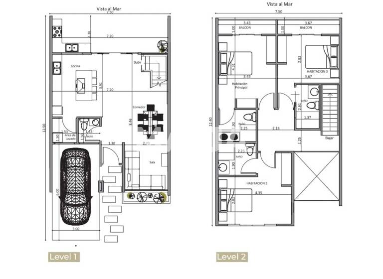 Doppelhaushälfte zum Kauf 919.489 € 4 Zimmer 220 m² 340 m² Grundstück Beachfront towwnhouse Las Terrenas 32000