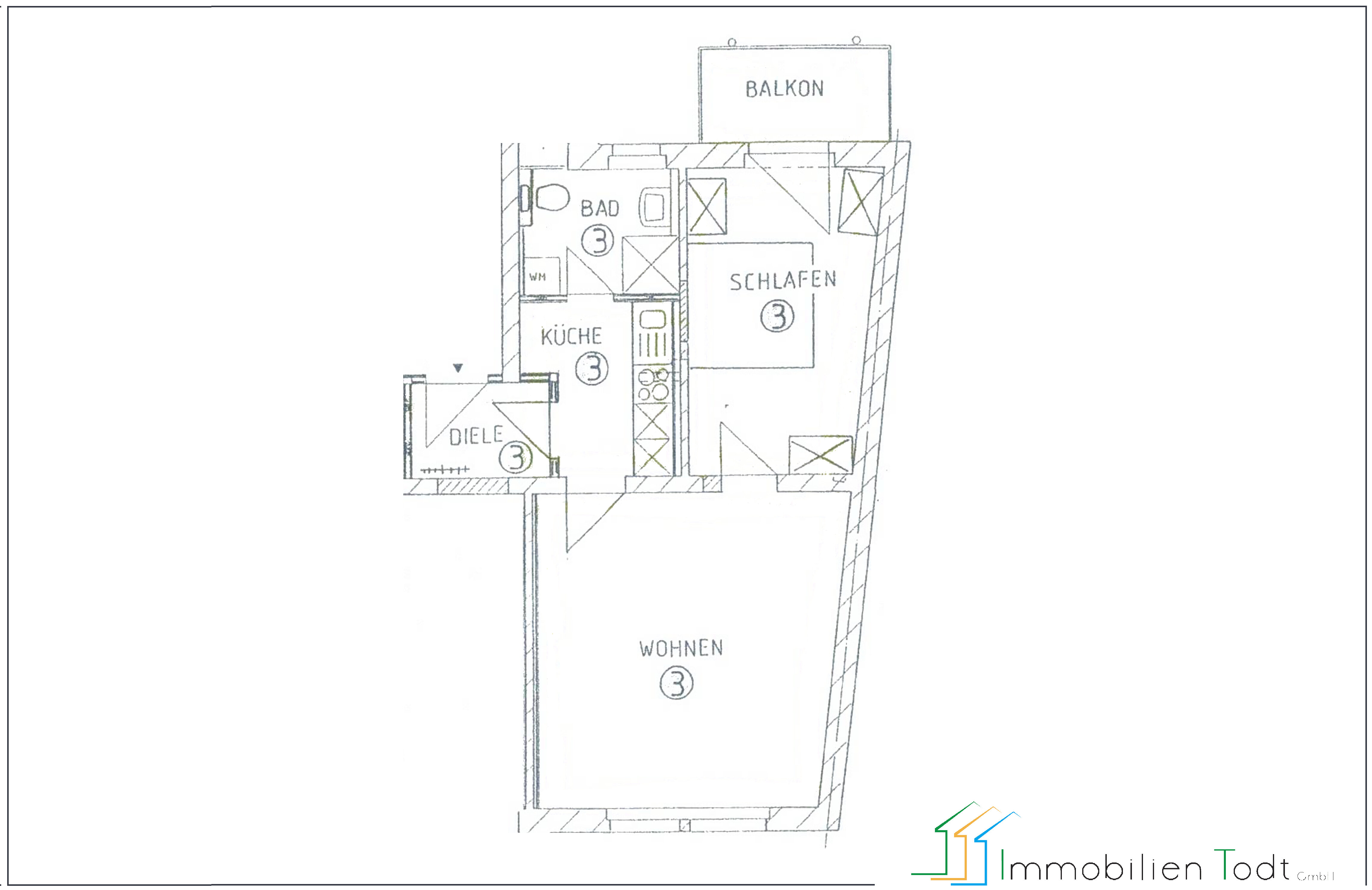 Studio zur Miete 275 € 2 Zimmer 54,5 m²<br/>Wohnfläche Melanchthonstraße 43 Dobenau Plauen 08523