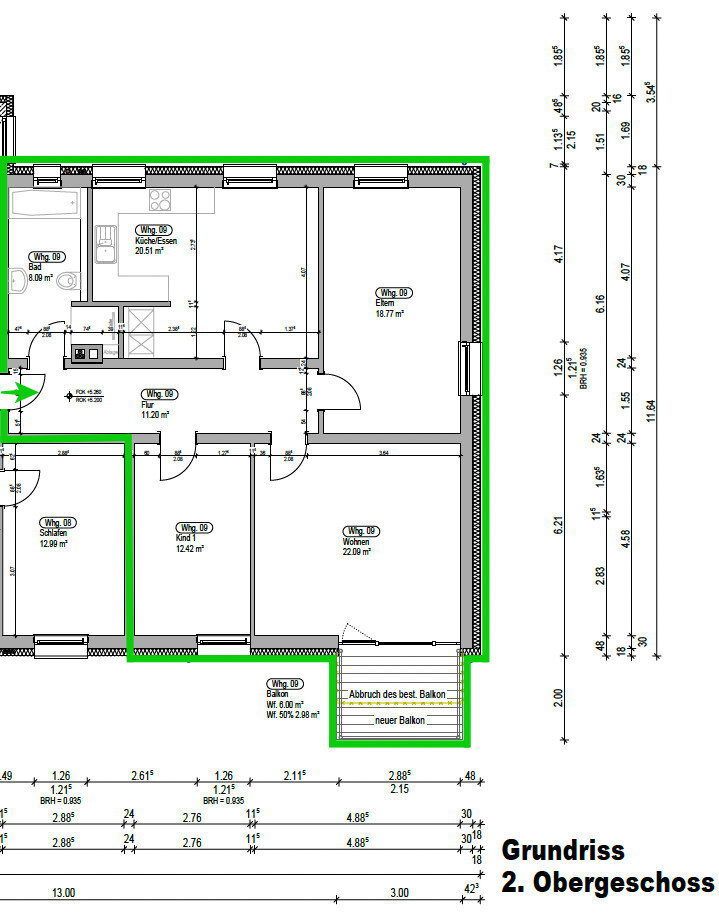 Wohnung zur Miete 1.780 € 3 Zimmer 95,5 m²<br/>Wohnfläche 2.<br/>Geschoss ab sofort<br/>Verfügbarkeit Planegg Planegg 82152