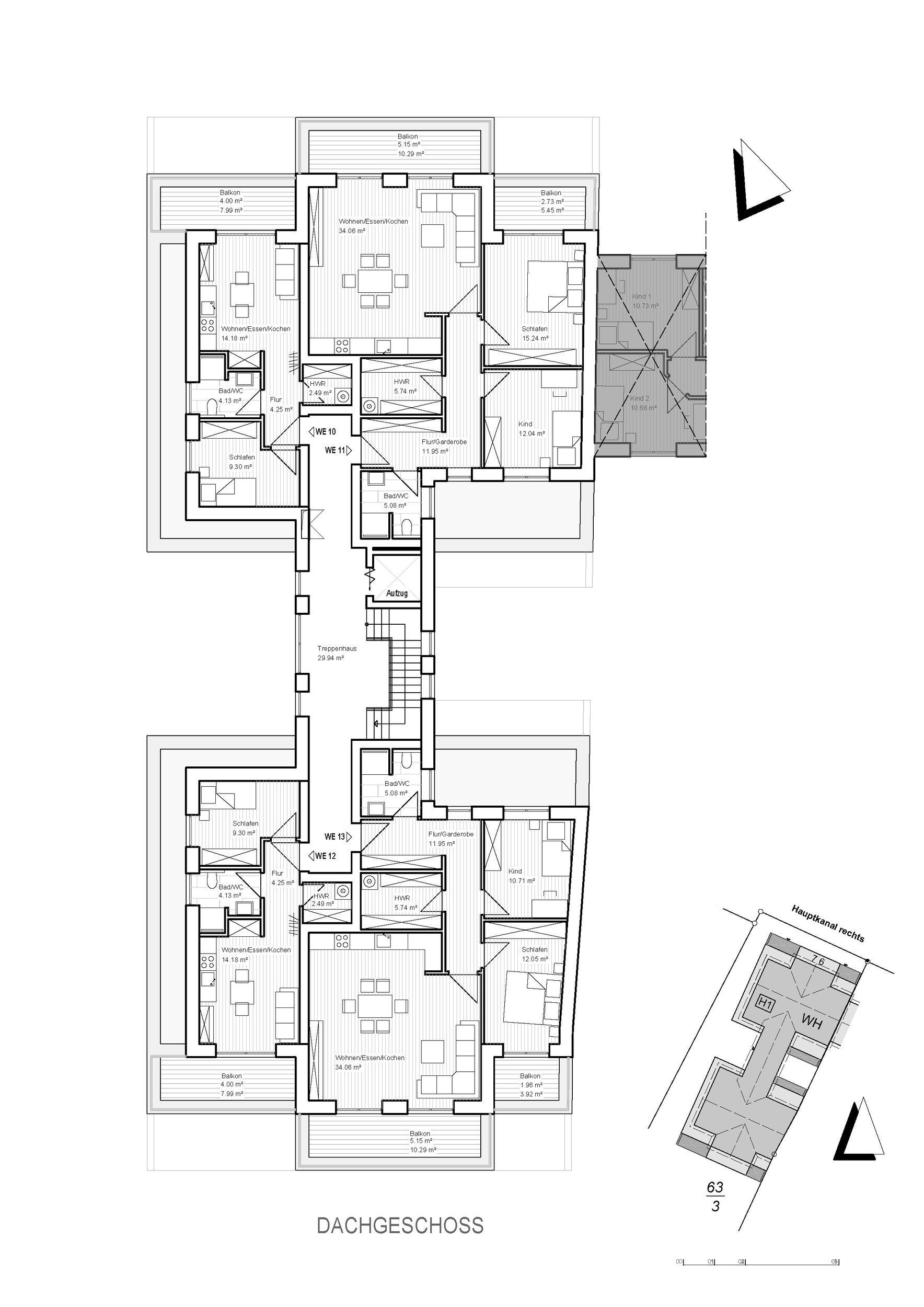 Wohnung zum Kauf 248.000 € 2 Zimmer 58,8 m²<br/>Wohnfläche 1.<br/>Geschoss ab sofort<br/>Verfügbarkeit Papenburg - Untenende Papenburg 26871