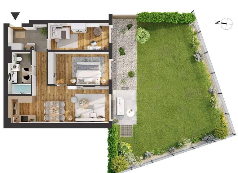 Wohnung zum Kauf - Neubau provisionsfrei 755.000 € 3 Zimmer 69,6 m² EG Alois-Schrott-Straße 18 Arzl Innsbruck 6020