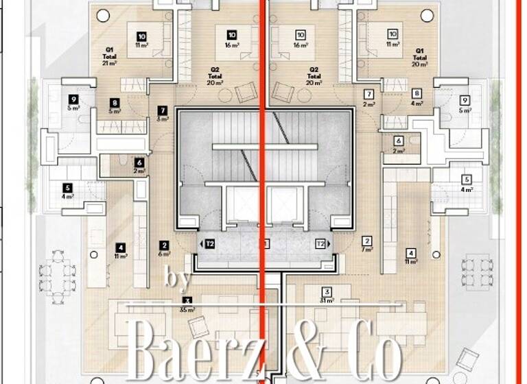 Studio zum Kauf 1.250.000 € 118 m² 4. Geschoss porto