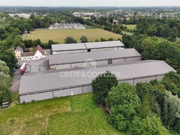 Lagerhalle zur Miete provisionsfrei 4,90 € 9.600 m² Lagerfläche teilbar ab 3.000 m² Monheim Monheim am Rhein 40789