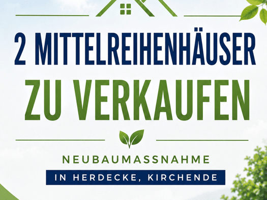 Reihenhaus zum Kauf - Erstbezug provisionsfrei 449.000 € 4,5 Zimmer 135 m² Ende Herdecke 58313