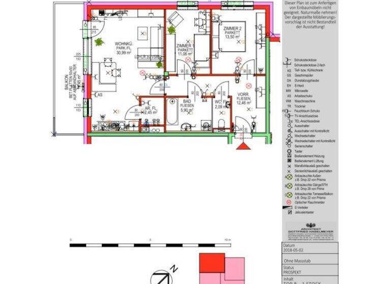 Wohnung zur Miete 785 € 3 Zimmer 78,5 m² Wieselburg 3250