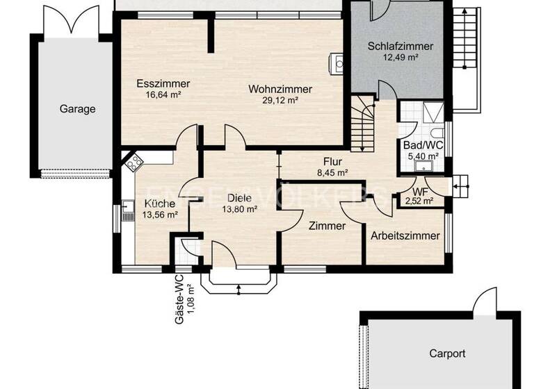 Einfamilienhaus zum Kauf 849.000 € 4 Zimmer 123 m² 1.035 m² Grundstück Großhansdorf 22927