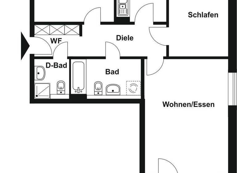 Wohnung zur Miete 930 € 3 Zimmer 79 m² 1. Geschoss frei ab sofort Buckhörner Moor 14 Garstedt Norderstedt 22846