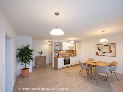 Wohnung zur Miete 615 € 2 Zimmer 56,9 m² Geschoss 1/2 frei ab 01.03.2026 Dreikirchenstraße 5 Forchheim 91301
