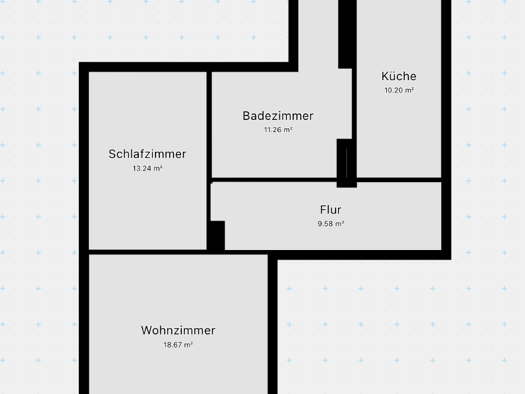 Wohnung zur Miete 315 € 2 Zimmer 63 m² 1. Geschoss frei ab sofort Zeitz 06712