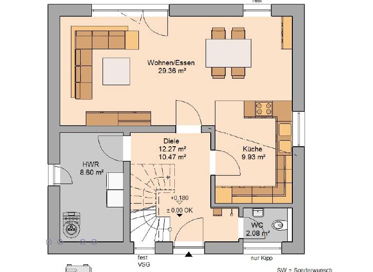 Einfamilienhaus zum Kauf provisionsfrei 438.900 € 4 Zimmer 119 m² 415 m² Grundstück Medingen Ottendorf-Okrilla 01458