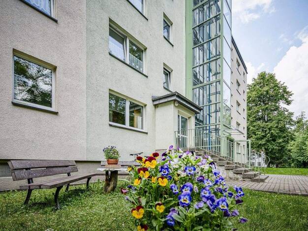 Wohnung zur Miete 312 € 2 Zimmer 40,2 m² EG Am Plan 38G Scharfenstein Drebach/Scharfenstein 09430