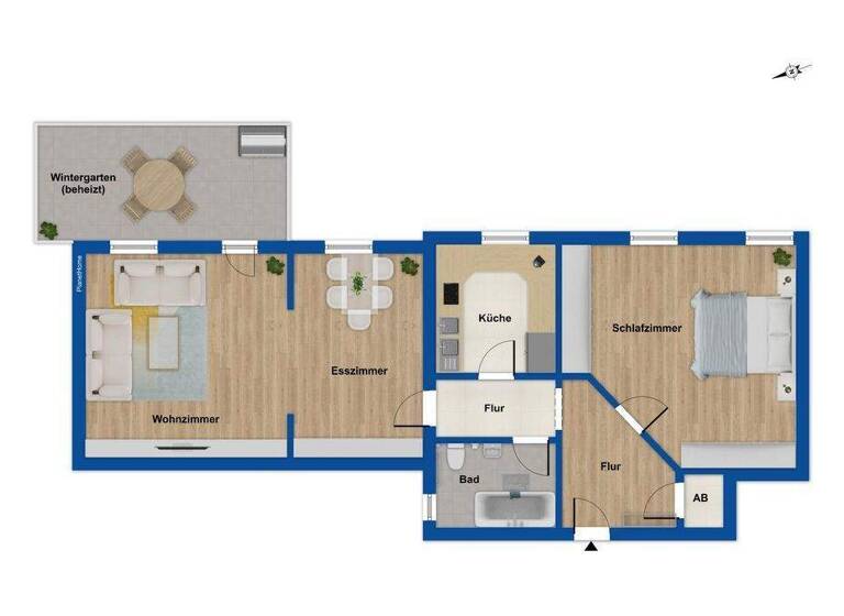 Wohnung zum Kauf 199.000 € 2,5 Zimmer 64,3 m² 1. Geschoss Nordheim 74226