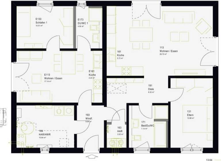 Mehrfamilienhaus zum Kauf 486.479 € 4 Zimmer 113 m² 440 m² Grundstück Bitzenhofen Oberteuringen 88094