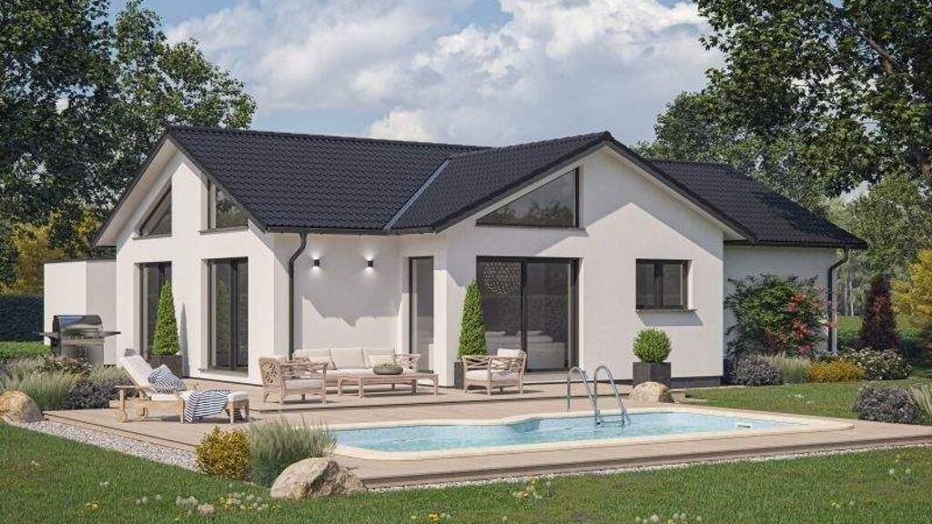 Bungalow zum Kauf provisionsfrei 495.000 € 3 Zimmer 111 m² 586 m² Grundstück Niederstetten 97996