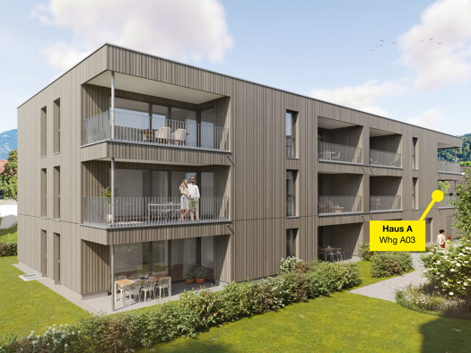 Terrassenwohnung zum Kauf - Erstbezug 518.000 € 3 Zimmer 75,7 m² Bifangstraße Feldkirch 6800