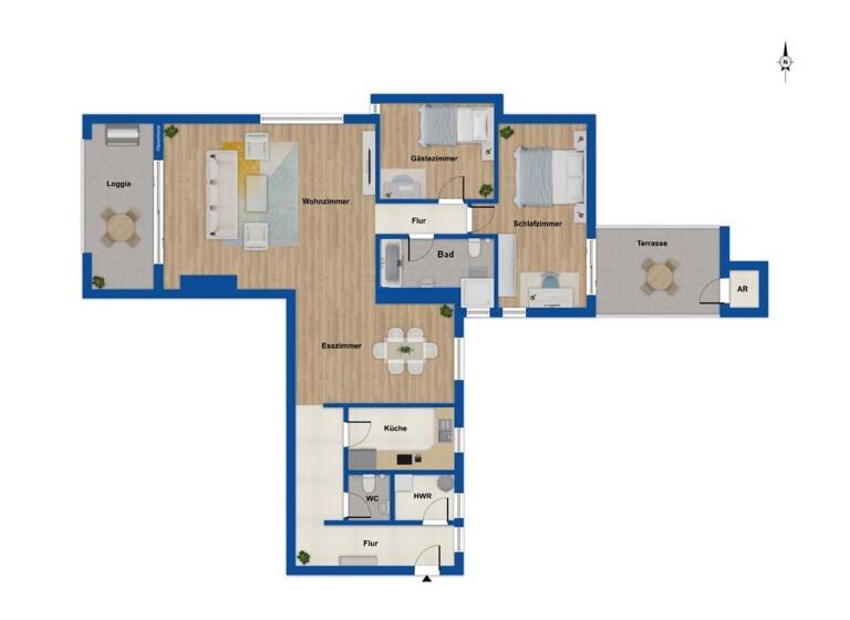 Wohnung zum Kauf 850.000 € 4 Zimmer 148 m² 2. Geschoss Vaihingen Stuttgart 70563