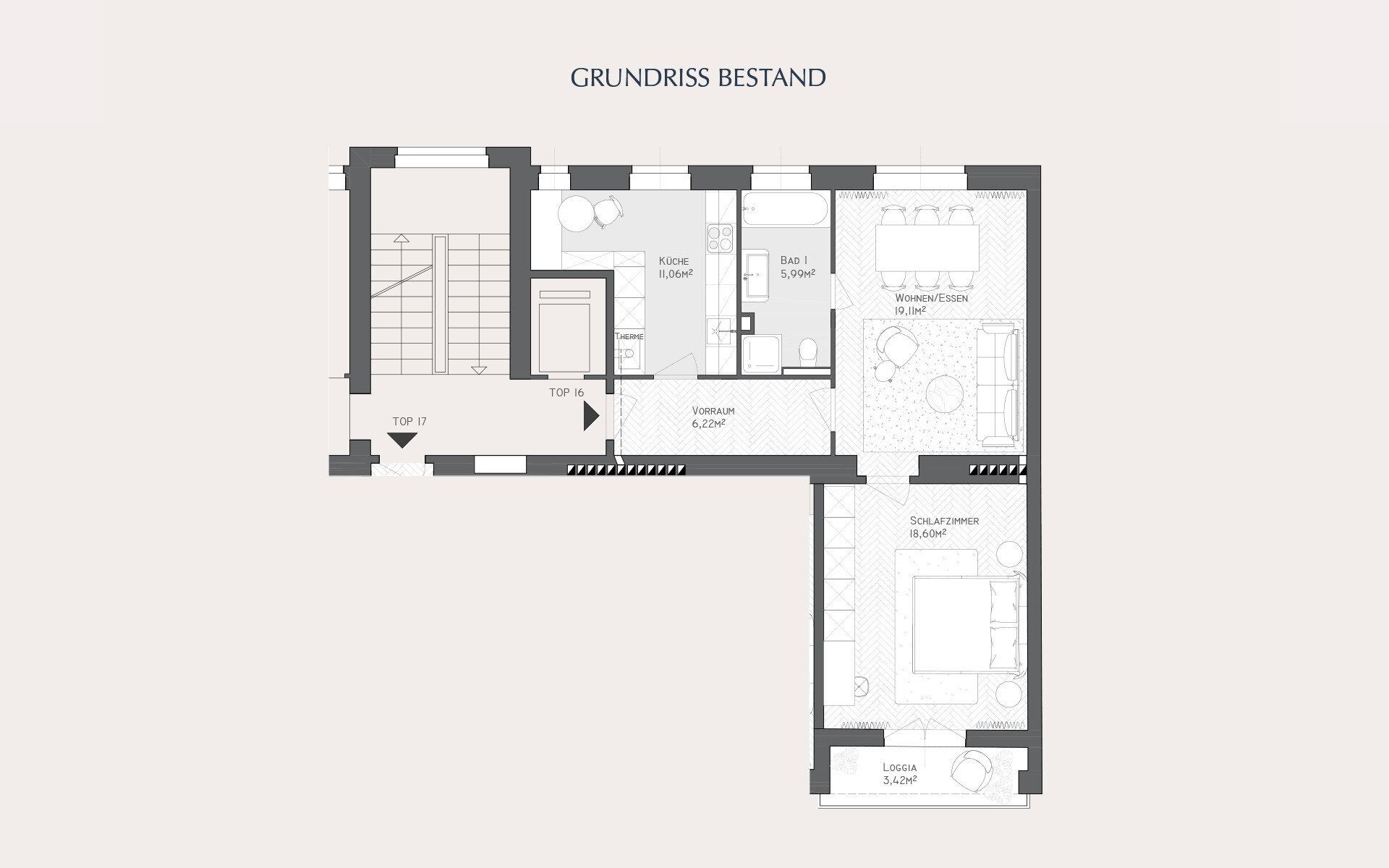 Wohnung zum Kauf 745.000 € 2 Zimmer 64 m²<br/>Wohnfläche Wien, Innere Stadt / Wien 1., Innere Stadt 1010