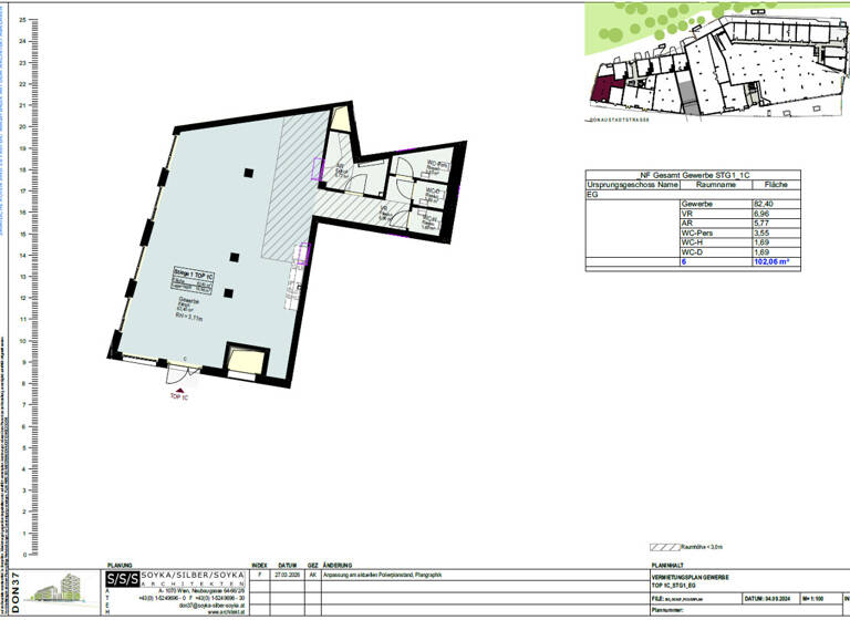 Laden zur Miete 19,50 € Wien, Donaustadt 1220