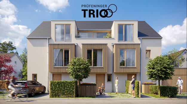 Reihenmittelhaus zum Kauf - Neubau provisionsfrei 939.000 € 4 Zimmer 128,6 m² 122,8 m² Grundstück Westenviertel Regensburg 93049
