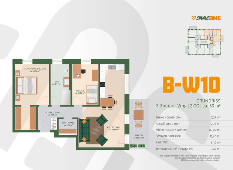 Studio zum Kauf 432.300 € 3 Zimmer 80,5 m²<br/>Wohnfläche 2.<br/>Geschoss Saas Bayreuth 95447