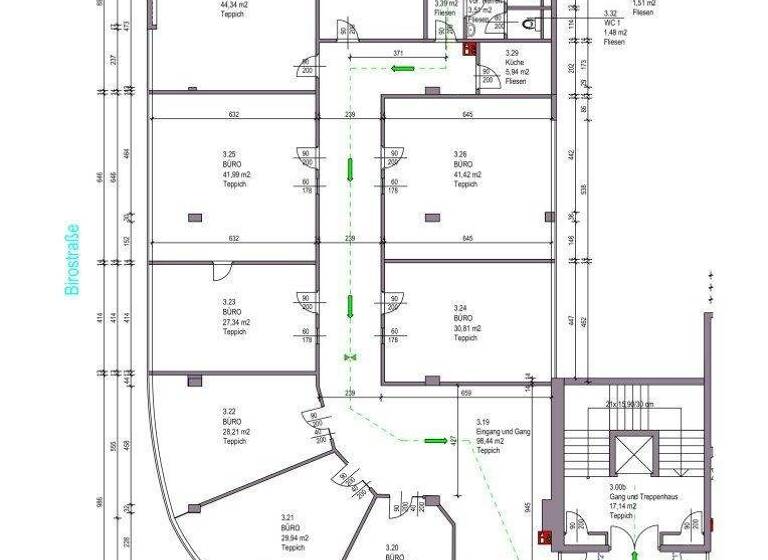 Büro zur Miete 9 € Wien 1230