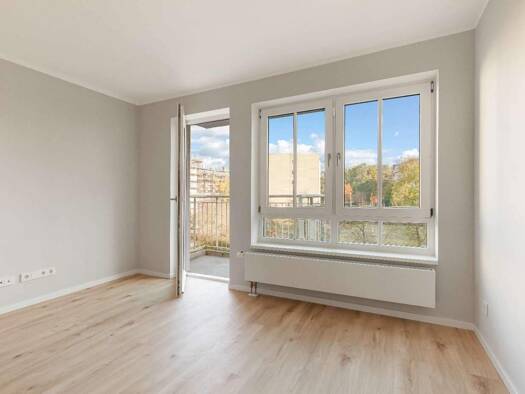 Wohnung zur Miete - Erstbezug 680 € 1 Zimmer 36 m² 2. Geschoss frei ab sofort Hans-Albers-Straße 1A Drewitz Potsdam 14480