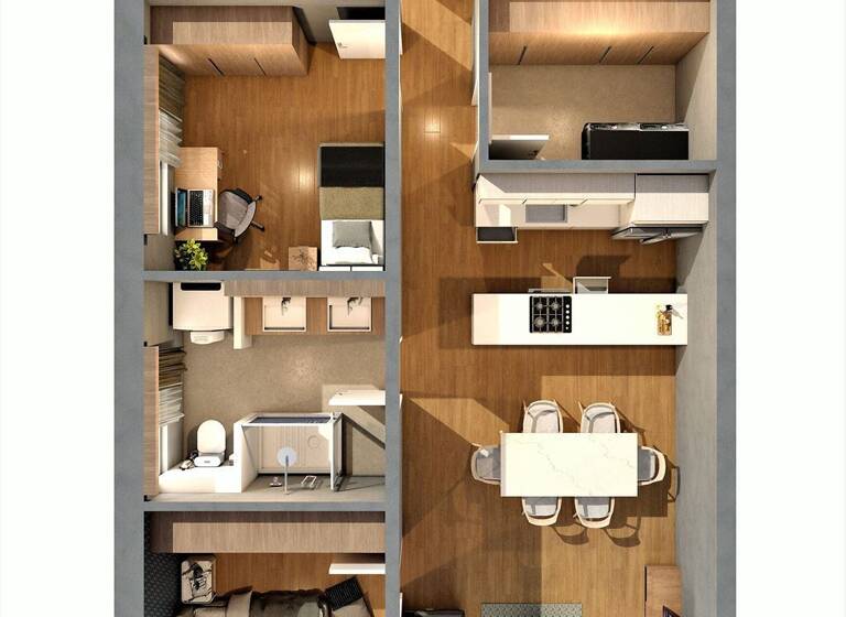 Studio zum Kauf - Erstbezug provisionsfrei 194.028 € 1 Zimmer 51,3 m² Grumbachtalweg 7 Schafbrücke Saarbrücken 66121