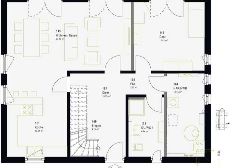 Einfamilienhaus zum Kauf 369.999 € 6 Zimmer 185 m² 650 m² Grundstück Wolfen Bitterfeld-Wolfen 06766