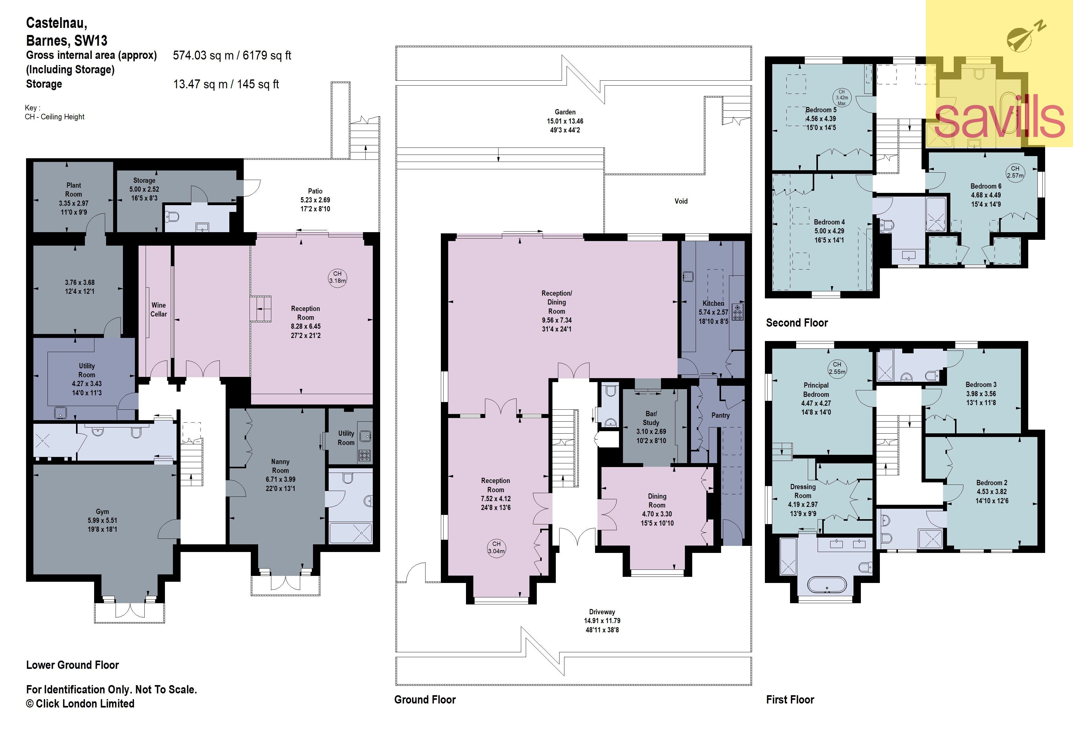 Haus zum Kauf provisionsfrei 10.000.250 € 8 Zimmer 574,1 m²<br/>Wohnfläche CASTELNAU 29 LONDON SW13 9RS