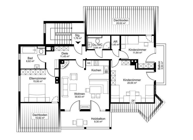 Wohnung zum Kauf 859.000 € 4 Zimmer 101,3 m² Maria Alm 5761
