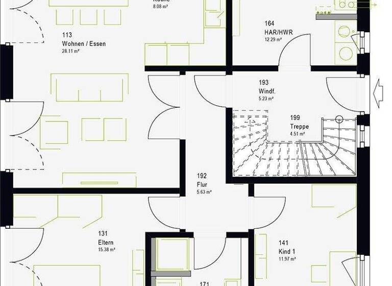 Mehrfamilienhaus zum Kauf provisionsfrei 311.632 € 5 Zimmer 168 m² 615 m² Grundstück Holzkirchen 97292
